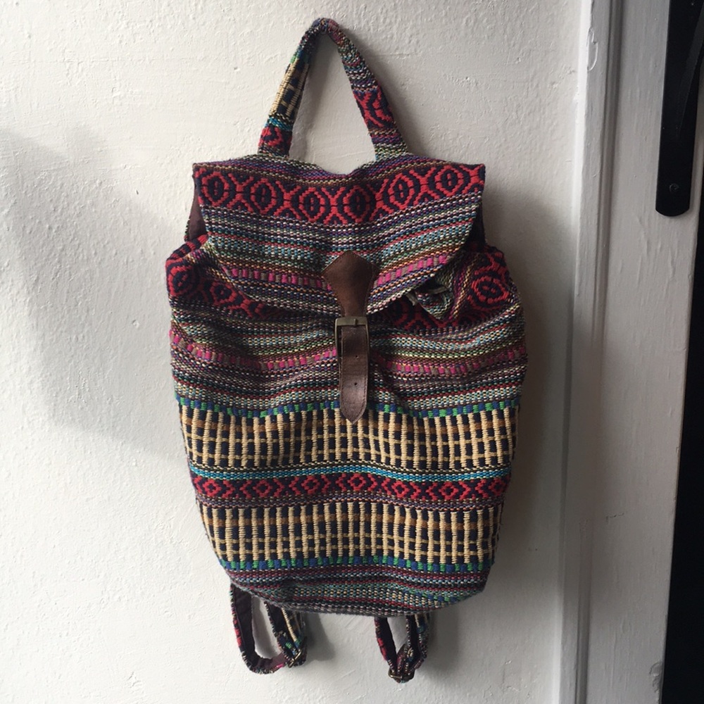 Bohemian backpack! So cute